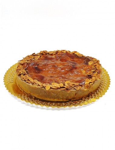 Tarta de castañas y manzana