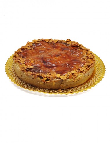 Tarta de castañas y manzana