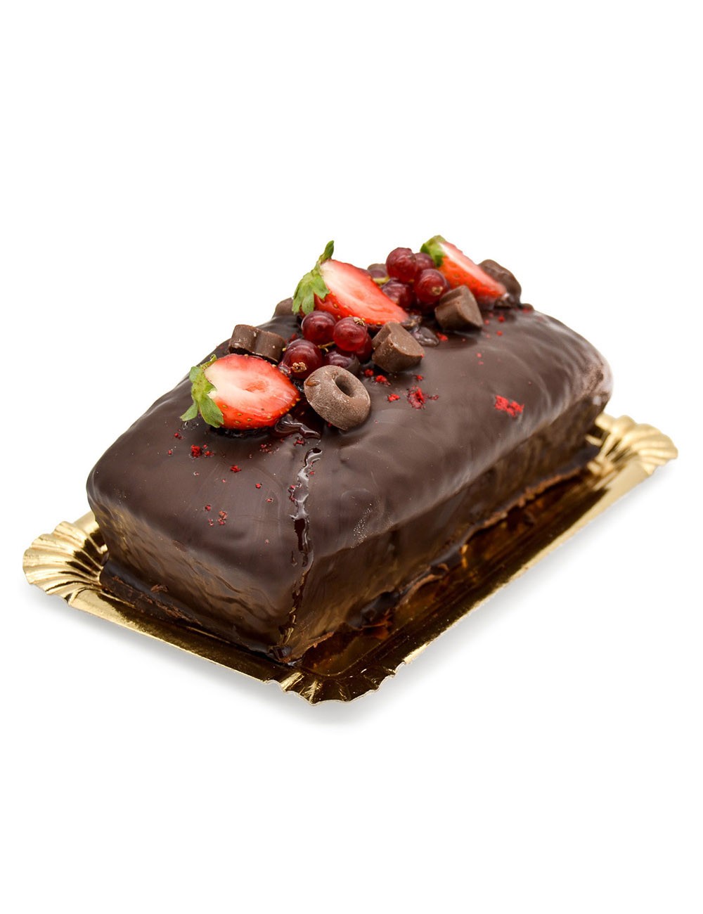 Cake con chocolate, fresas...